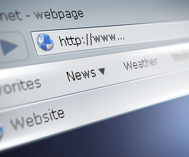 URLs intypen in een browser